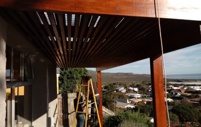 Wooden Sun Shade Awning Cape Town - Cape Decking 2
