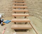 wooden staircase - cape town - cape decking 1