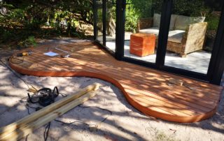 Wooden Decking - Garapa Wooden Decking