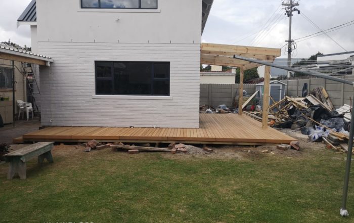 wooden decking pine wooden pergola cape town 1