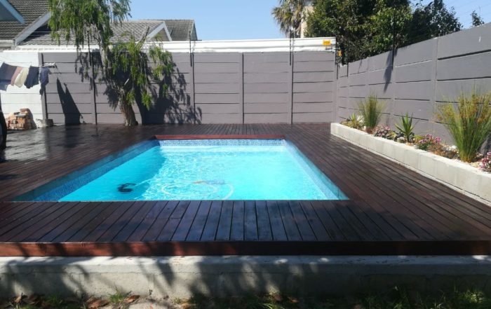 wooden pool decking cape town - cape decking