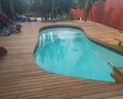garapa wooden pool decking cape town march 2
