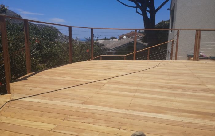 Garapa wooden decking cape town