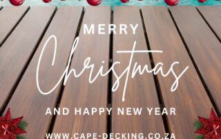 Merry Christmas cape decking