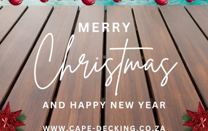 Merry Christmas cape decking