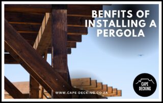 the benefits of installing a wooden pergola