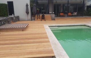 wooden pool decking ideas
