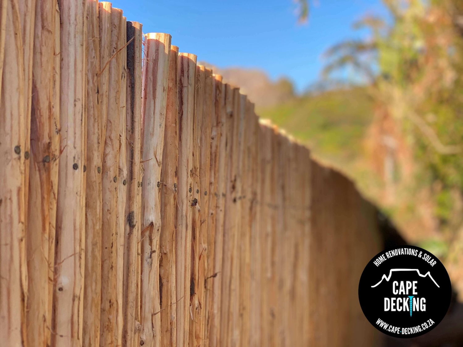 Wooden Latte Fencing Cape Town – Cape Decking – Wooden Fencing 12 Wooden Latte Fencing Panels Rustic Wooden Fence Panels Cape Decking