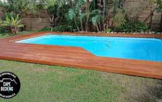 garapa decking wooden pool decking by cape decking garapa decking