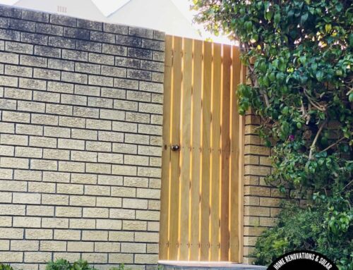 Recent Garapa Wooden Gate Installation
