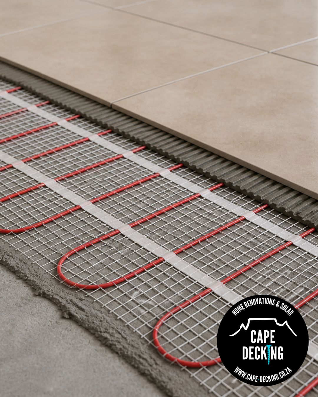 Underfloor Heating - Underfloor Heating Cape Town - Cape Decking 1