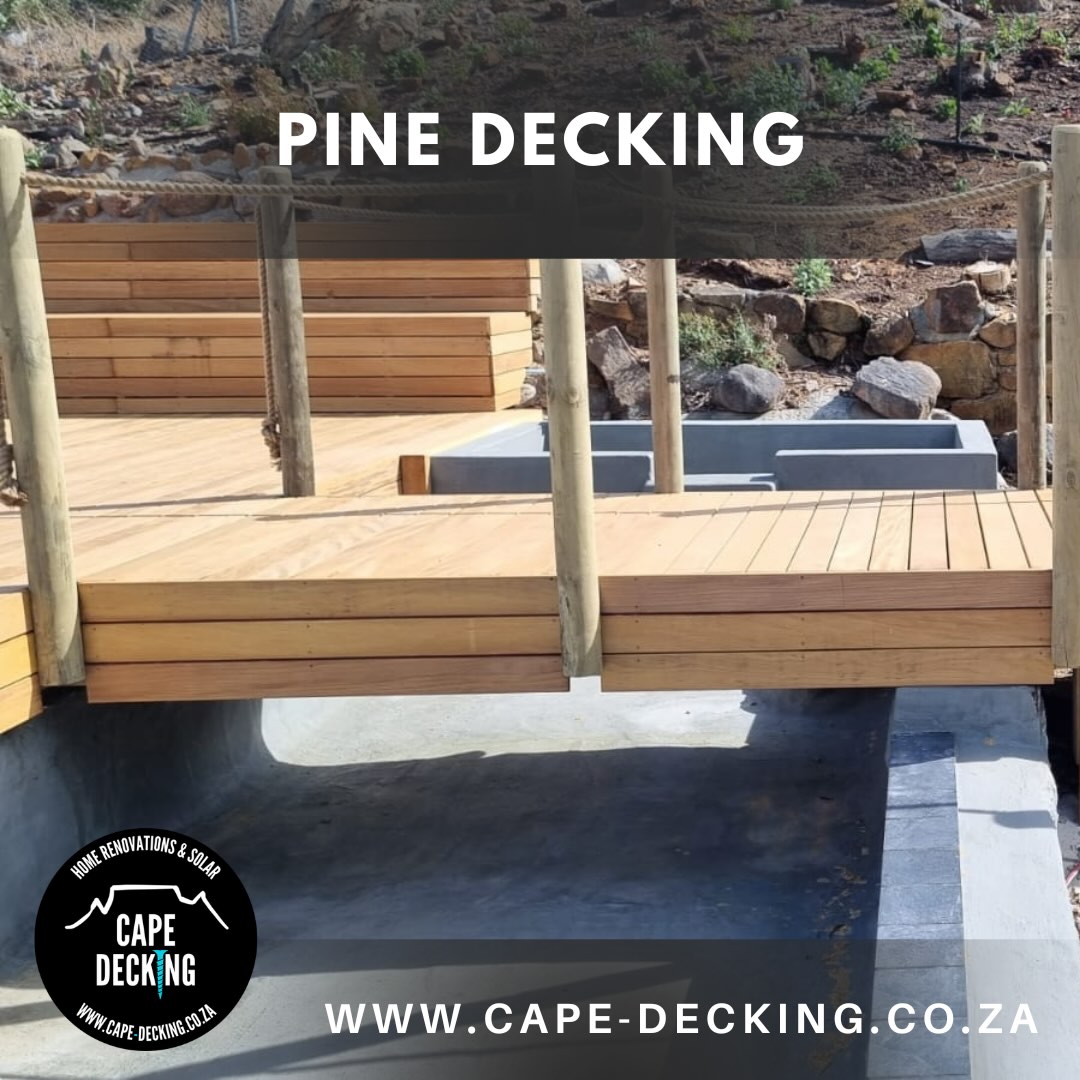 pine decking - wooden pool decking installer cape town - pine decking installer cape town - cape decking