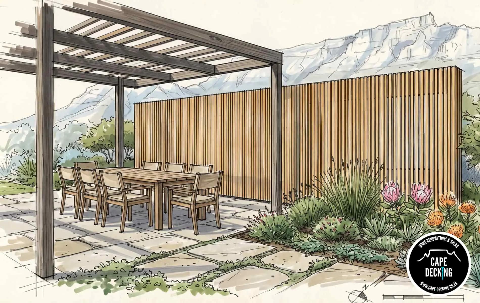 wooden cladding cape town