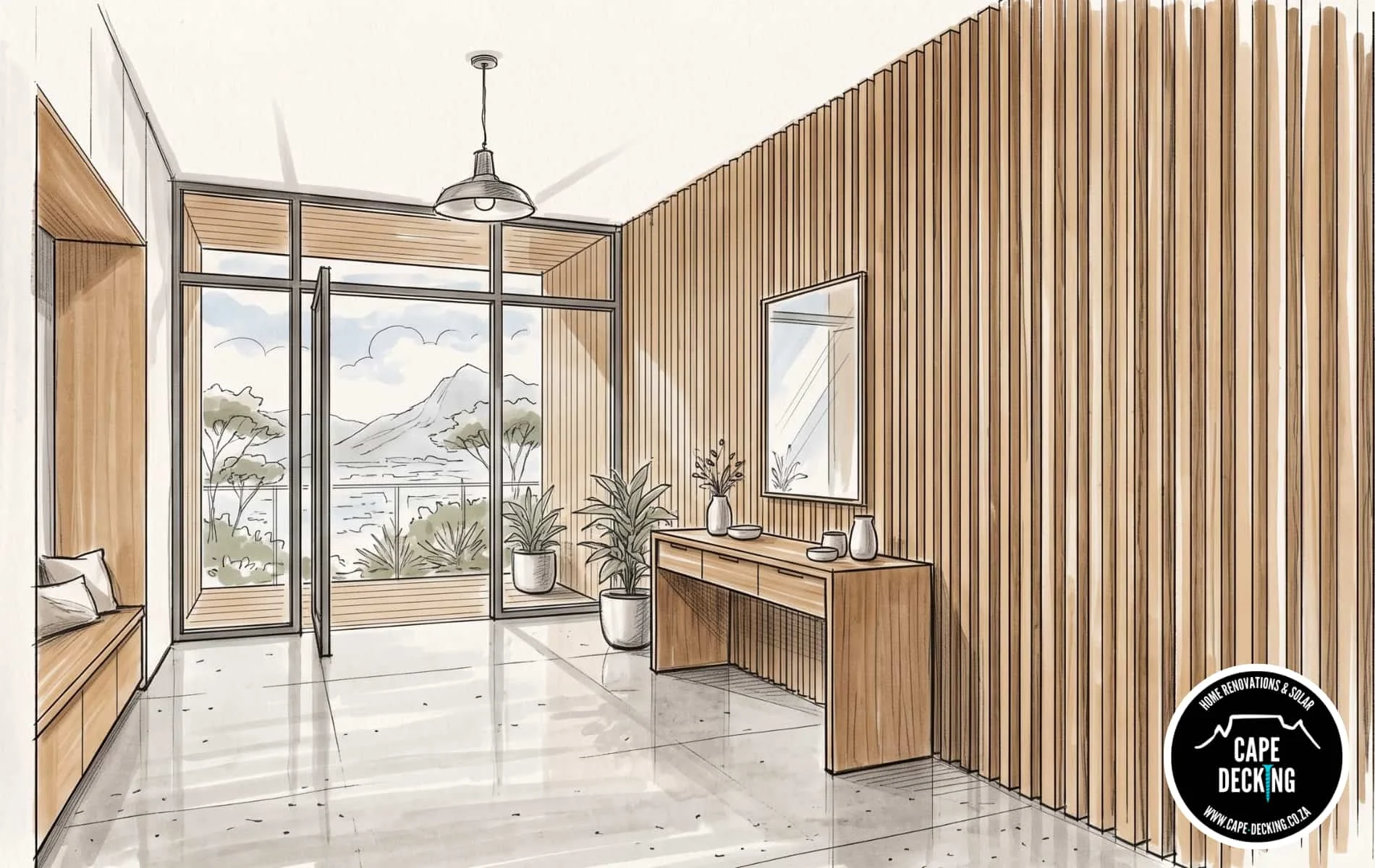 wooden interior wall cladding 1 - cape decking